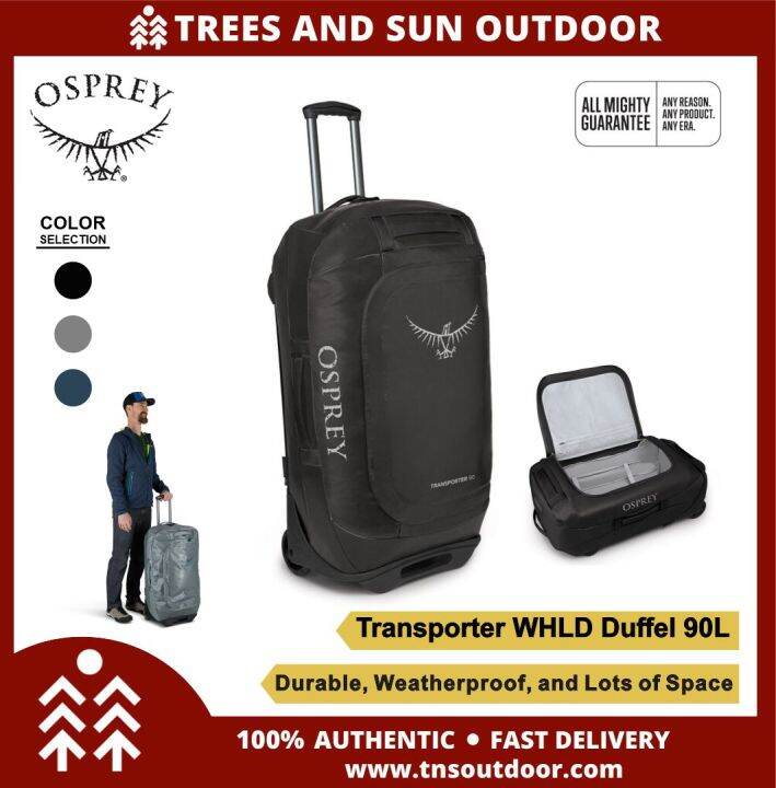 Osprey Transporter Wheeled Duffel 90L Travel Wheel Gear Hauler Lazada