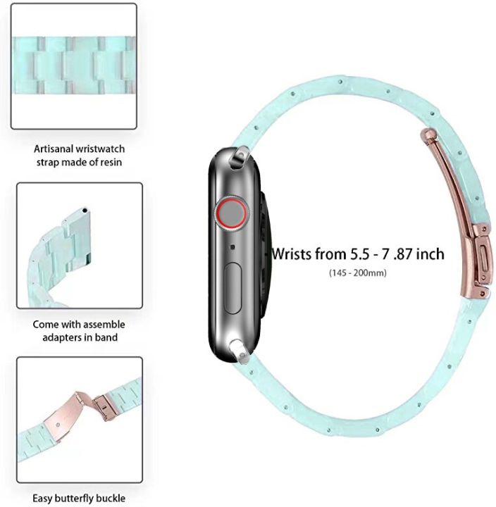 สายเรซินสำหรับ-apple-นาฬิกาวง45มม-44มม-42มม-สร้อยข้อมือยางซิลิโคน-i-watch-seies-7-6-se-5-4-3-2-1-38มม-40มม-41มม