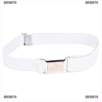 DAYDAYTO Children Solid Color Uni Canvas Belts Boys Girls Elastic Belt Adjustable [376MY]