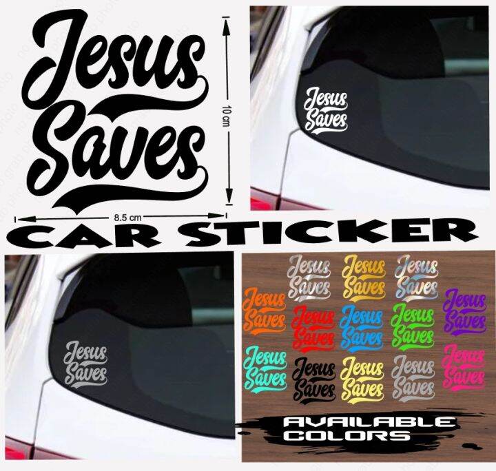 Jesus Saves sticker decals | Lazada PH