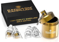 Eargasm High Fidelity Earplugs for Concerts Musicians Motorcycles Noise Sensitivity Conditions and More (Premium Gift Box Packaging) (Gold)