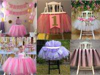 [Afei Toy Base]Tutu Tulle ตารางกระโปรงตกแต่งห้องอาบน้ำเด็กเก้าอี้ Sashes สำหรับงานแต่งงานตกแต่งเด็กวันเกิดงานรื่นเริงปาร์ตี้