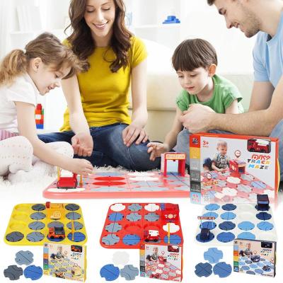 แผนที่ Builder เกมตรรกะปริศนาแผนที่ Builder Board Reusable Intelligence ของเล่นพัฒนาสมอง Board โรงเรียนเด็กการศึกษาแบบมอนเตสซอรี่ของเล่นสำหรับเด็กอายุ3 +