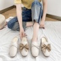Back to baotou half slippers female summer wear fashionable bow 2022 new thumbnail