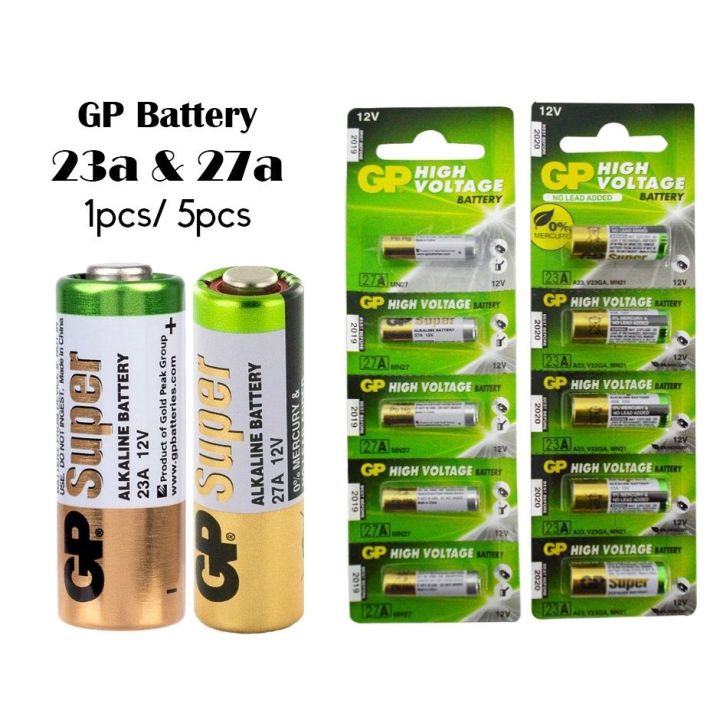 Original GP 23A & 27A 12V Ultra Super Alkaline Battery High Voltage ...