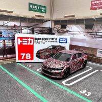 รถ TOMY ฮอนด้า CIVIC TYPE-R รถโลหะผสม2022ของเล่นโลหะโมเดลรถแบบจำลองขนาดเล็กสำหรับเด็กของขวัญวันเกิด