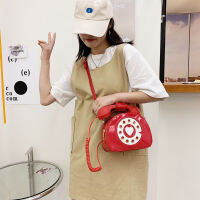 Creative Shoulder Bag ephone Shaped Crossbody Handbag R PU Leather Simulation Novel Designer Sweet Girl Phone Purses