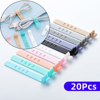 20PCS Organizer Tie Organiser TWS Cable Wire USB Winder HOT Loop Hook Strap