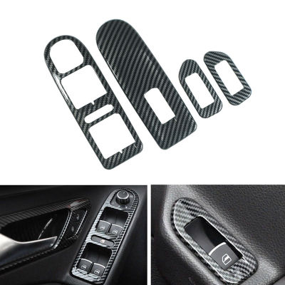 }{: -- “Car-Styling คาร์บอนไฟเบอร์เนื้อกระจกหน้าต่างแผงสวิตช์ควบคุมฝาครอบ Trim สำหรับ VW Golf 6 MK6 2010 2011 2012 2013