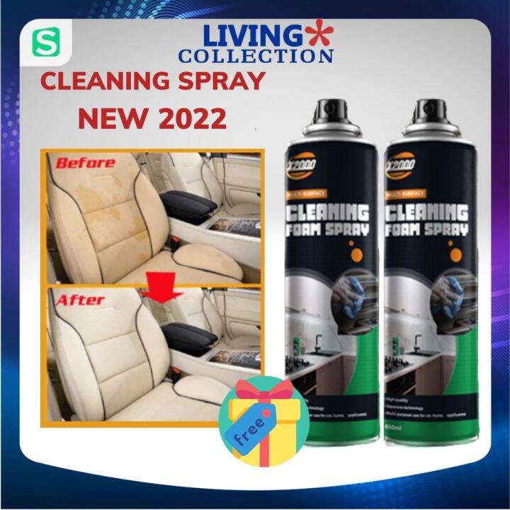 【local stock】 Cleaning Spray X2000 Car Foam Cleaner Spray, Car Interior