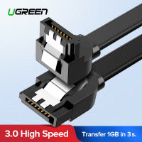 Ugreen (US217) Sata 3.0 Super Speed Cable 50cm. (180degree/90degree)(30796,30797)