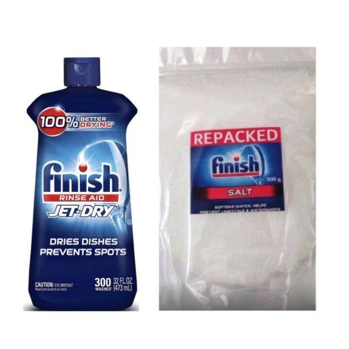 snap up Finish Dishwasher Salt and Rinse Aid Lazada PH