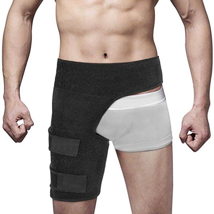 TIKE Adjustable Groin Support Wrap Hip Joint Support Waist Groin Sacrum