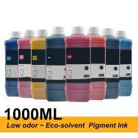 กลิ่นน้อยรงควัตถุหมึกสำหรับ Epson ตัวทำละลายเชิงนิเวศ DX7 DX6 XP600หัวขาวดำ Allwin สีฟ้า PHANTOM TITANJET