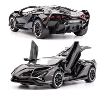 New Lamborghini Sian Lightning 1:32 Alloy Car Model Simulation Metal Car Model Boy Toy Collection Ornaments Sports Super Racing