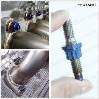 (Single Piece) RTAMO Universal Titanium Intake or Exhaust Manifold Stud M8 x1.25MM x 45MM and M10X1.25PX55L