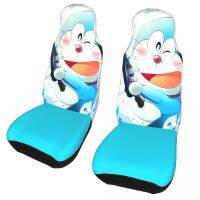 [HOT IUXKLKXLWSGH 551] Doraemon Cat Universal Car Seat Cover Protector อุปกรณ์ตกแต่งภายใน AUTOYOUTH อะนิเมะญี่ปุ่นที่นั่งครอบคลุมโพลีเอสเตอร์ล่าสัตว์