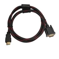 HDMI-compatible Male to VGA HD-15 Male 15Pin Video Converter Adapter Cable 1.5M 1080P Cables