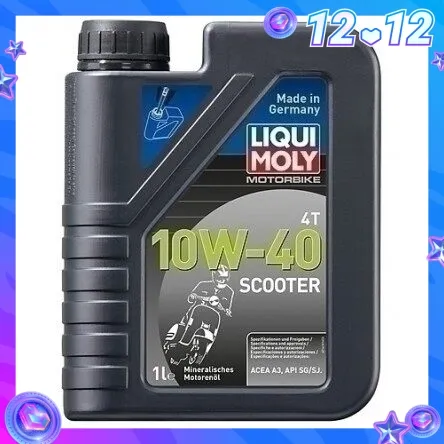LIQUI MOLY MOTORBIKE 4T 10W-40 SCOOTER (1 liter) - 1618 | Lazada