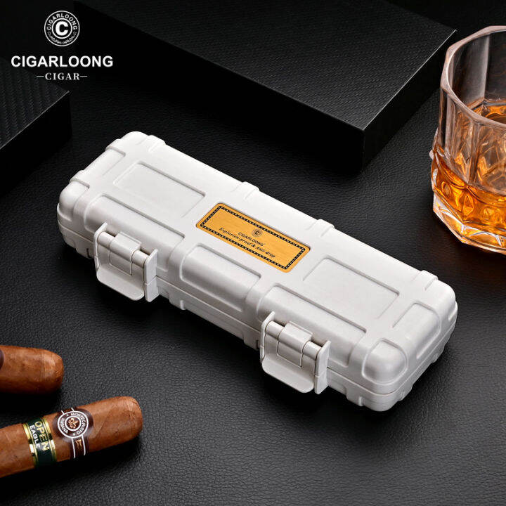 CIGARLOONG Qilong cigar humidor travel portable humidor humidor 2 sticks cigar cigarette case