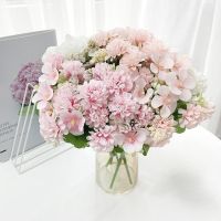 【hot】❅  10 Heads Artificial Flowers Hydrangea Begonia Fake Wedding Bride Accessories Room Decoration