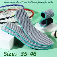 [Trendycollector]A Pair of Comfortable 4D Soft Sweat-absorbent Sports Insoles for Men and Women Thickened Shock-absorbing Insole A35