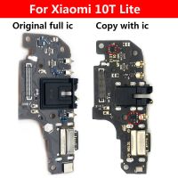 บอร์ดชาร์จ USB ดั้งเดิมสําหรับ Xiaomi Mi 10T Lite พอร์ตชาร์จ Pcb Dock Connector Flex อะไหล่ทดแทน