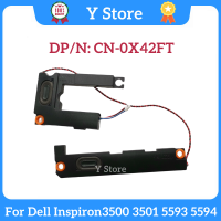 Y Store ใหม่สำหรับ Inspiron 3500 3501 5593 5594แล็ปท็อปในตัว L R ลำโพง0X42FT X42FT จัดส่งฟรี