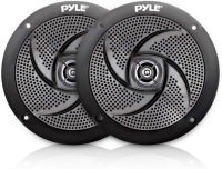 Pyle Marine Speakers - 5.25" Inch Low Profile Slim Style Waterproof Wakeboard Tower and Weather Resistant Outdoor Audio Stereo Sound System with 180 Watt Power - 1 Pair in Black (PLMRS5B), White 5.25" inch Speakers