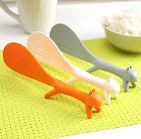 ❇ Lovely Creative Unique Stand Squirrel Non-Stick Rice Spoon Scoop Paddle Ladle 2023 New Arrival Home Kitchen