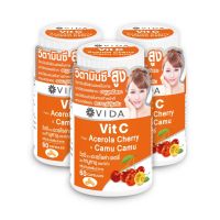 Vit C From Acerola Cherry And Camu-Camu 180 Capsules (วิตซี จาก อะเซโรล่า เชอรี่ และ คามู คามู 180 แคปซูล ตราวีด้า)