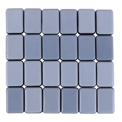24 PCS Furniture Sliders and Gliders for Carpet Moving Furniture 25X35mm Self-Adhesive Furniture Gliders