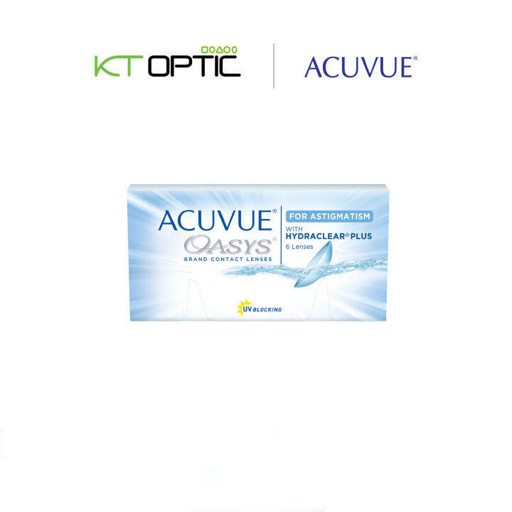 ACUVUE OASYS FOR ASTIGMATISM SET 2 BOX คอนแทคเลนส์ใสราย 2 สัปดาห์ ...