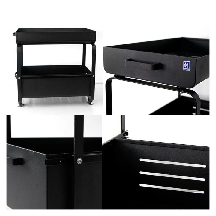 ชั้นวางของแบบลิ้นชัก-2-ชั้น-homest-ic-008858-สีดำ2-drawer-unit-homest-ic-008858-black-ใครยังไม่ลอง-ถือว่าพลาดมาก