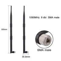 10 dbi 1090MHz Antenna ADS-B/TCAS/SSR SMA Male Adapter connector Signal Booster 375mm