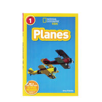 English original genuine picture book National Geographic readers: planes plane level1 childrens English Enlightenment picture book childrens Popular Science Encyclopedia textbook