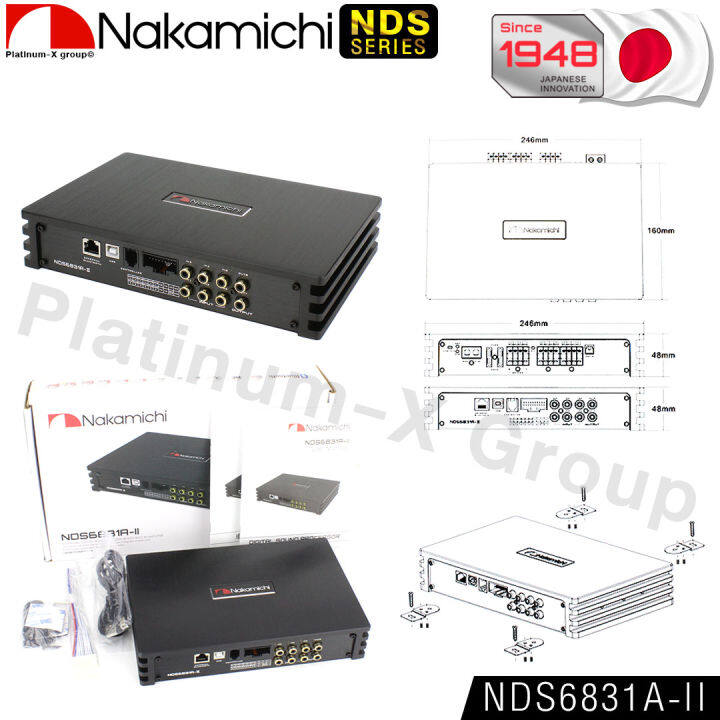 nakamichi-dsp-amplifier-nds6831a-ii-31band-bluetooth-optical-usb-input6-ch-output6-ch-hi-res-amp-power-เครื่องเสียงรถยนต์-แอมป์ขยายเสียง-digital