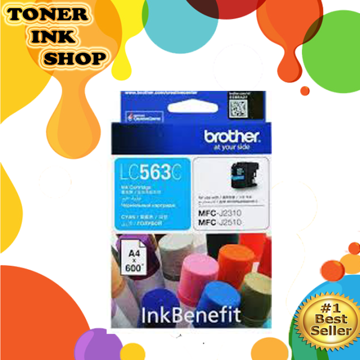 Brother LC-563 Cyan Original Ink Cartridge LC563 | Lazada PH
