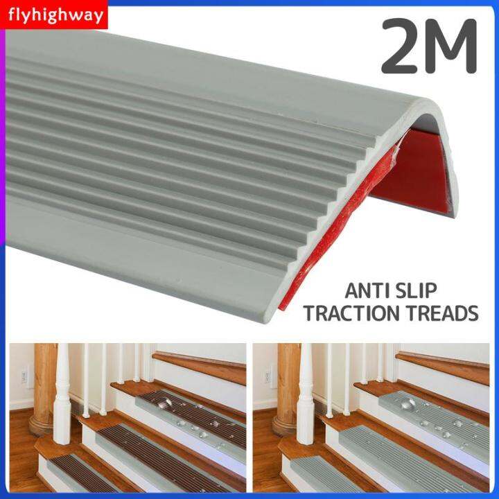 Stair Edge Protector LShape Step Edge Trim Strips Nonslip Stair Nose