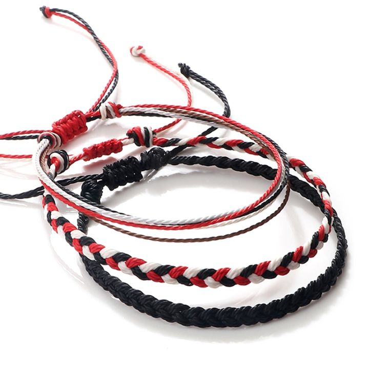 Simple Rope Knot Bracelets - Woven Thread Wrap Bracelet Women Bangles  Jewelry