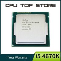 Used Intel Core i5 4670K 3.4GHz 6MB Socket LGA 1150 Quad-Core CPU Processor SR14A