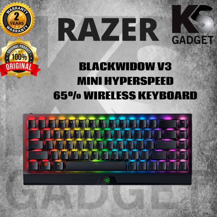 Wireless 65% Keyboard - Razer BlackWidow V3 Mini HyperSpeed