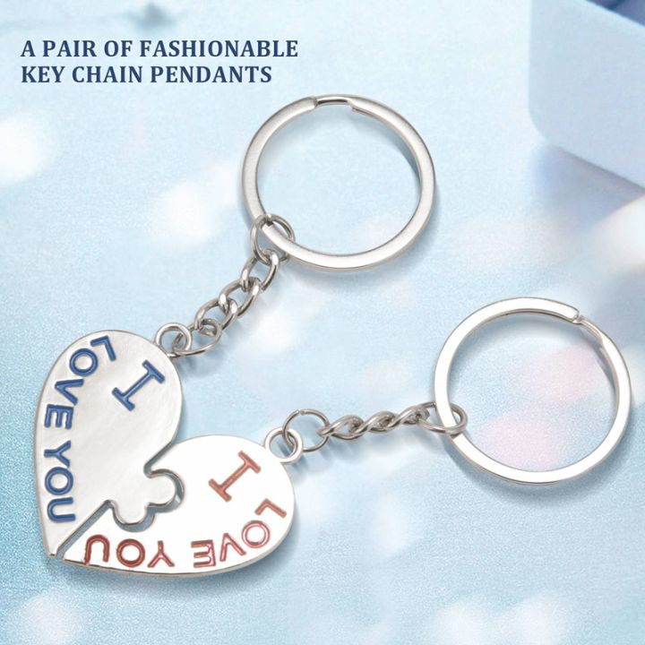 i-love-you-design-pair-couple-key-chain-with-heart-pendant