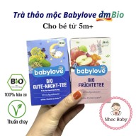 HSD 3 2023 Babylove - Trà trái cây hữu cơ cho bé 5m+ hộp 20 túi lọc thumbnail