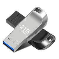 แฟลชไดรฟ์ USB USB3.0โลหะไดร์ฟปากกา2TB ขนาด1TB,เพนไดรฟ์ความเร็วสูงกันน้ำแฟลช USB ยูดิสก์ใหม่อะแดปเตอร์ TYPE-C อัพเกรดได้512G