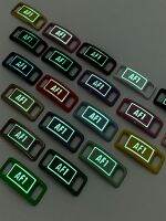 [HOT XJJKENG HOT] AF1 Luminous Shoelaces หัวเข็มขัดรองเท้าตกแต่งรองเท้าผ้าใบตกแต่งเรืองแสงโลหะล็อคสำหรับเชือกผูกรองเท้า DIY ลูกไม้รองเท้า Accessories