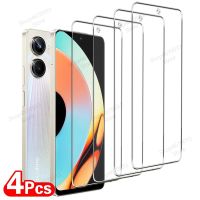 [SOSO 3C accessories] 4ชิ้นกระจกเทมเปอร์สำหรับ OPPO Realme 10 Pro 5G C33 C30ปกป้องหน้าจอ7 6 8 9 Plus 9i 8i 7i C35 C31 C3 C25S C21Y