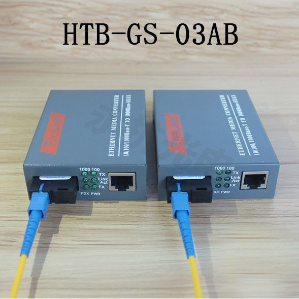 HTB FO Gigabit Fiber Optik 10 100 1000mpbs Netlink A+B Single Mode ...