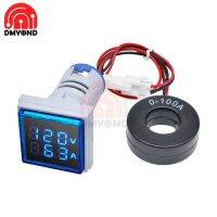 AC 50V-500V 0-100A Digital Voltmeter Ammeter Voltase Saat Ini Meter Volt Amp Penguji Detektor Monitor untuk Lampu LED