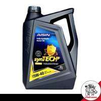 AISIN SYN TECH+ 5W-40 ปริมาณ 4ลิตร (เกรดสังเคราะห์เเท้)